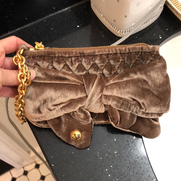 Juicy Couture Handbags - Juicy Couture Velvet Wristlet.